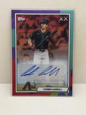 2026 Topps KAWS Corbin Carroll Red Auto /5 SSP
