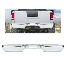 Rear Bumper Face Bar for 2004-2015 Nissan Titan with Sensors 850309FM0D Chrome