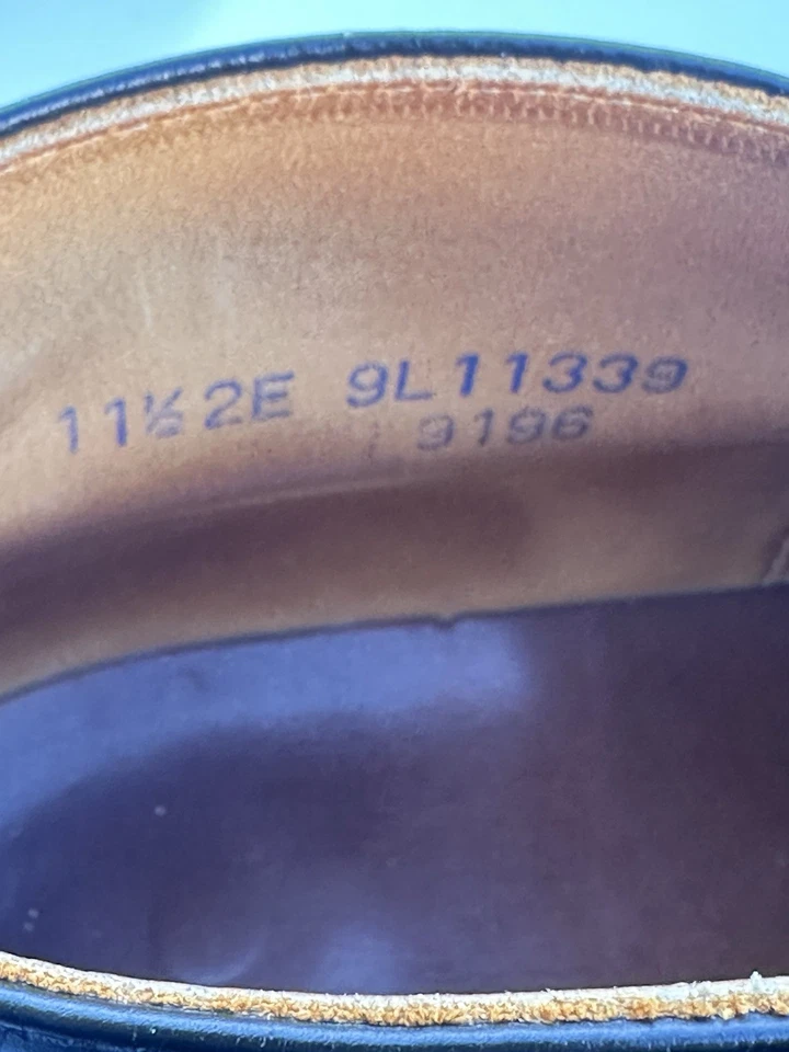 Red Wing Postman 9K 11339-9196 Cuero Negro 11.5 E Hecho en EE. UU. Cartero Oxford Foto 3 de 4