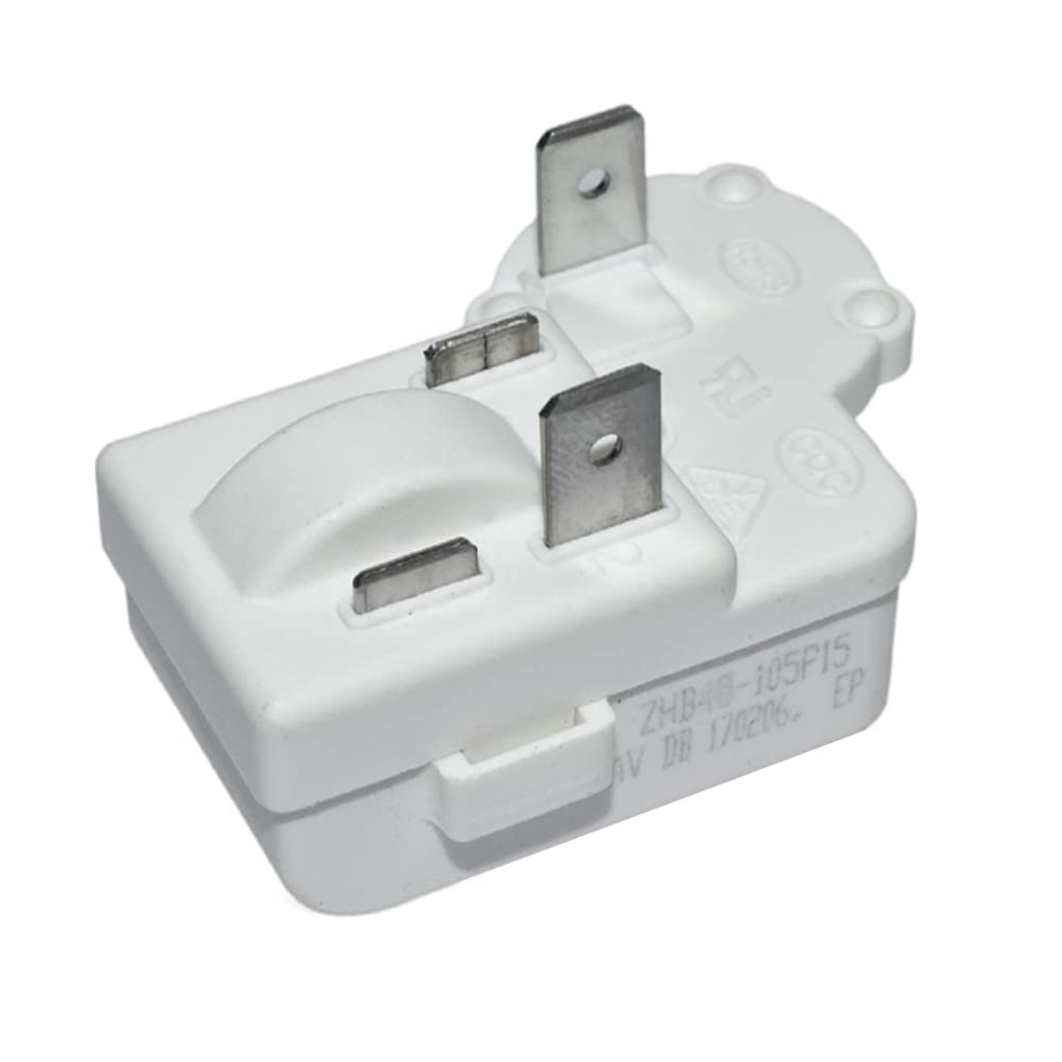 2Pin Refrigerator Overload Protector Compressor PTC Starter Relay 2-Pin