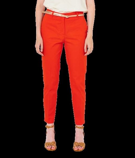 Women COS Trousers Coral Cotton 36 / S / 44