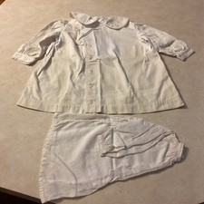 Antique Lot Children's hand made clothing Coat and Dress