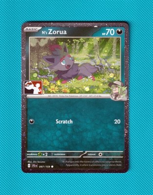 N'S Zorua 097/159 Cosmo Holo Prize Pack Serie 9 Play! Briefmarkenreise zusammen