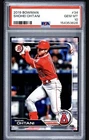 2019 Bowman SHOHEI OHTANI #34 PSA 10 Gem Mint - Los Angeles Angels