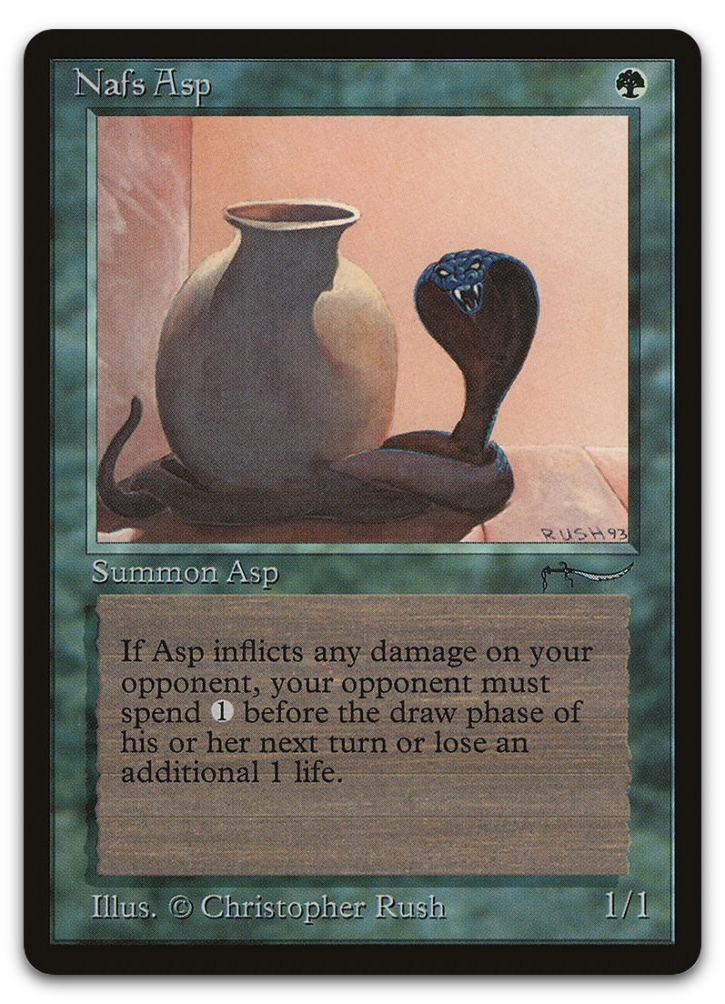Nafs Asp (Light) (NM) Arabian Nights ARN Magic MTG