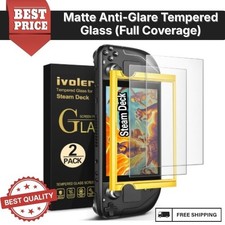 ivoler 2-Pack anti-glare Etched Screen Protector for Steam Deck 7.0''/Steam Deck