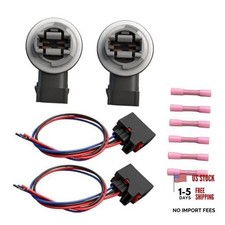 2PCS Turn Signal Light Connector Pigtail Wire Harness Fit Jeep Wrangler JK