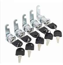 Pack of 4- 25mm CYLINDER LOCK WITH 2 KEYS FOR Cupboard Drawer Wardrobe Locker 