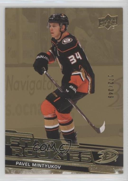 2023-24 Upper Deck Star Rookies Box Set Gold 172/349 Pavel Mintyukov #21 RC 0jq3
