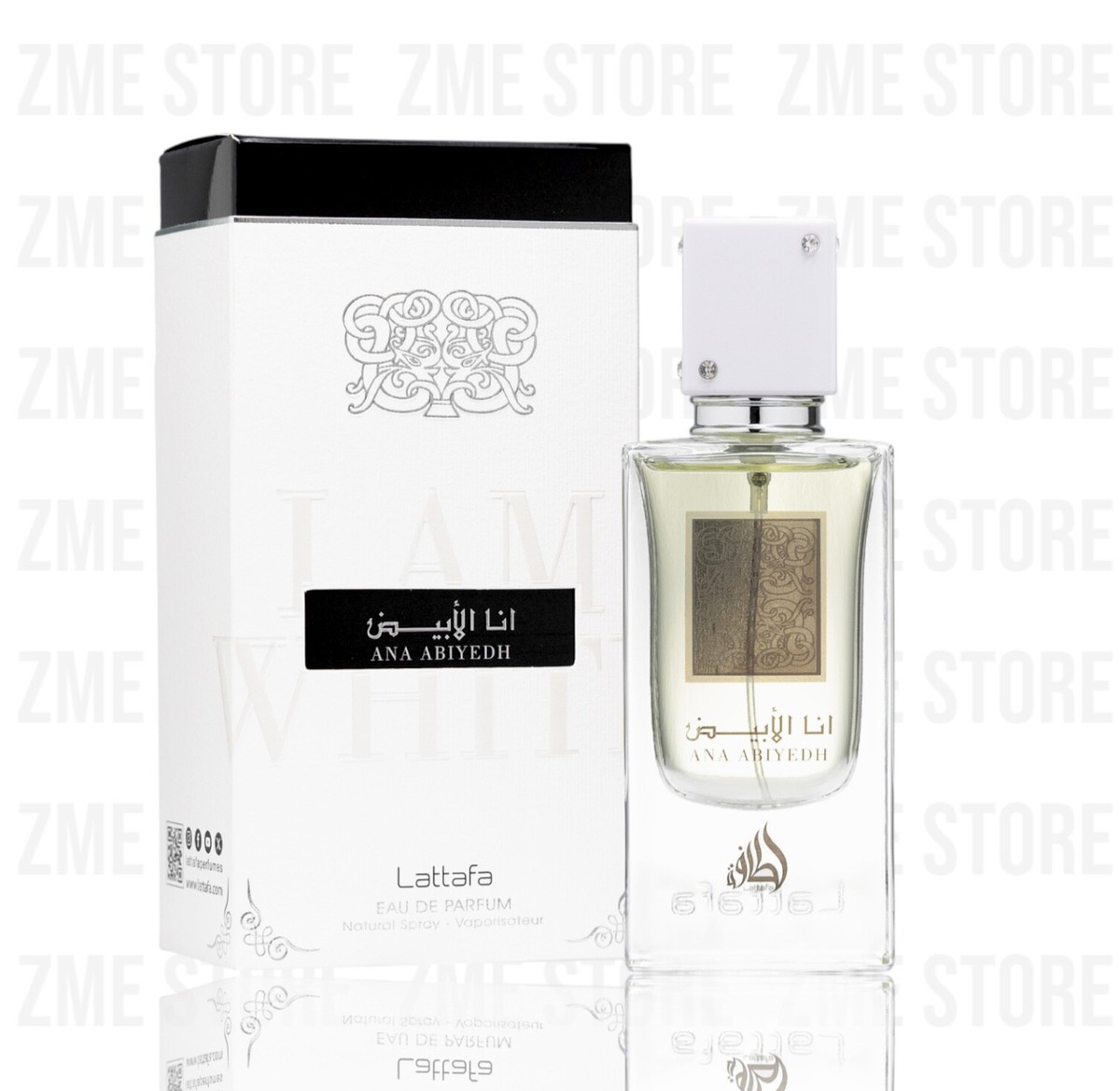 Lattafa ANA ABIYEDH 香水 60ml Ana Abiyedh Perfume By Lattafa 60Ml Original Unisex عطر انا الابيض