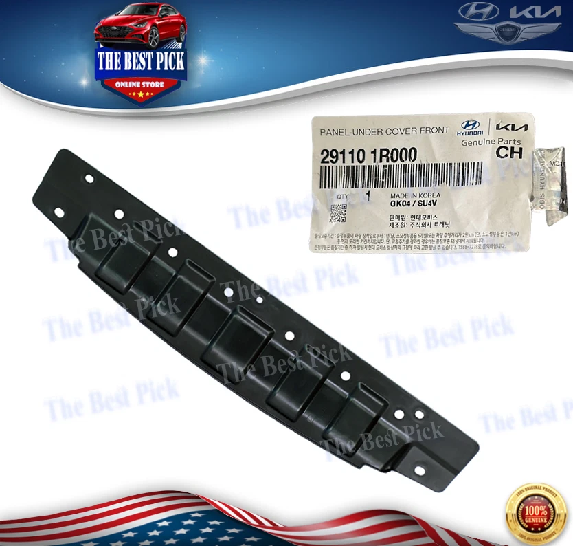 ⭐GENUINO⭐ Protector contra salpicaduras del motor delantero para Hyundai Accent 291101R000 2012-2014 Foto 2 de 2