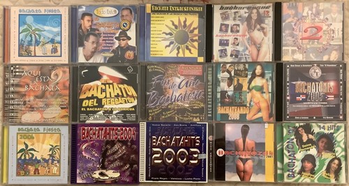 15CD LOT BACHATA BACHARENGUE BACHATON BACHATAZOS FIESTA HITS REGGAETON EXITOS