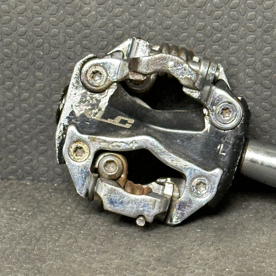 Винтажные педали XLC без зажимов велосипед дорожный гоночный тур серебро 9/16 дюйма - Изображение 3 из 4