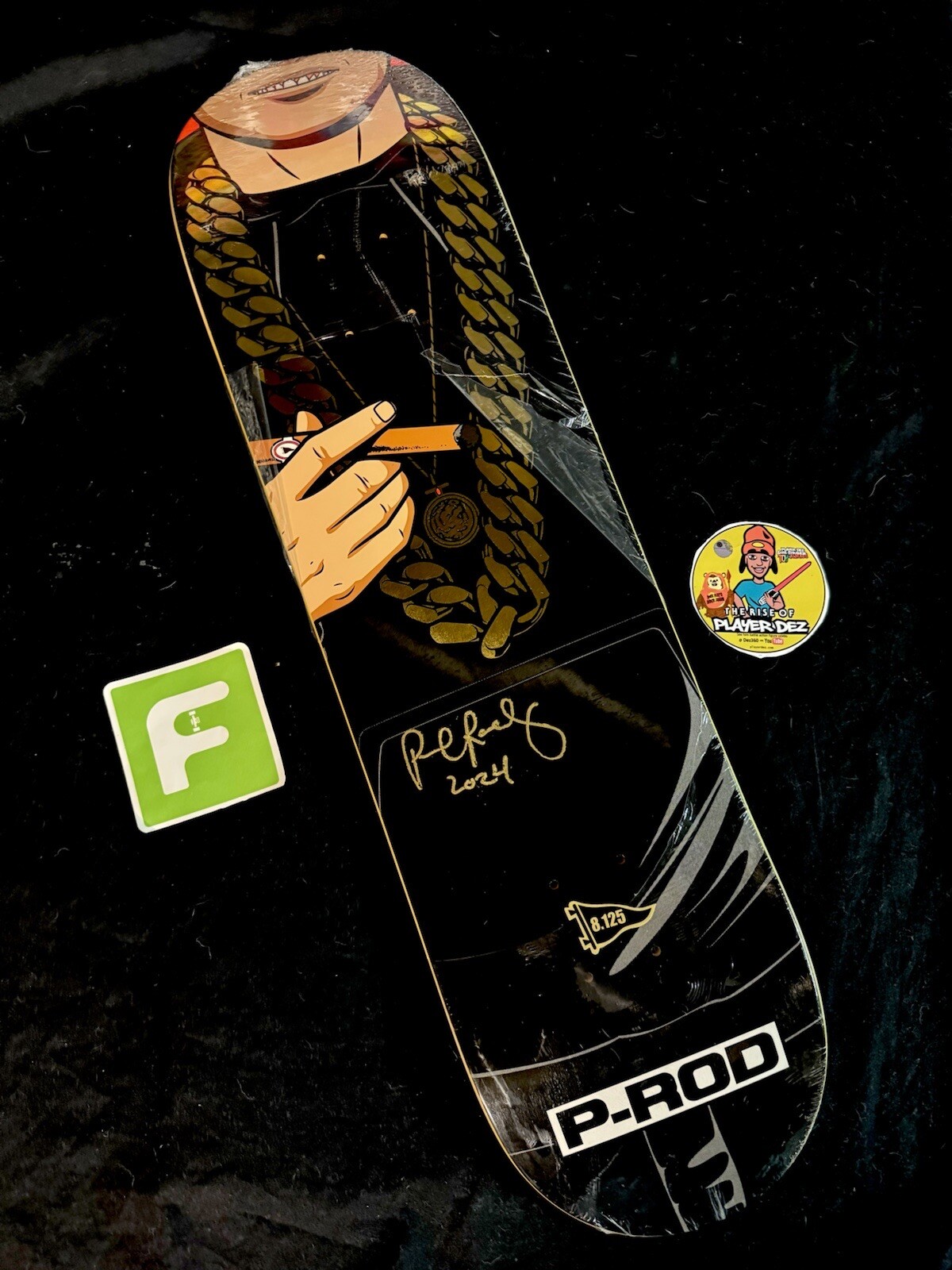 SUPER RARE SIGNED Paul Rodriguez Jay Z Icons Primitive Skateboard Deck Prod Foil