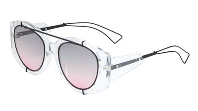 FUTURISTIC SQUARE AVIATOR SUNGLASSES RETRO DESIGNER FASHION 