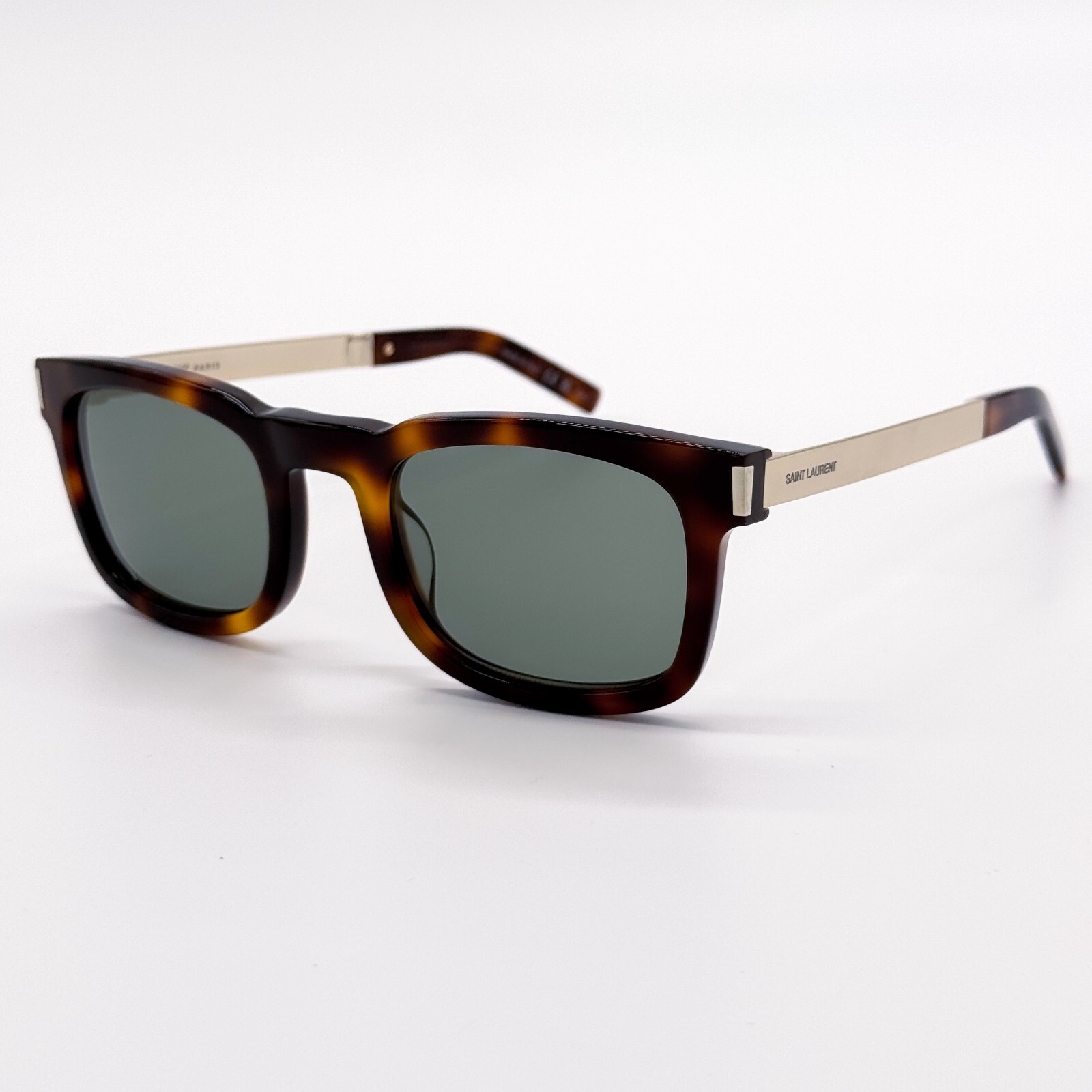 NUOVI OCCHIALI DA SOLE UOMO SAINT LAURENT SL 581 002 VERDE AVANA SAINT LAURENT SL581 002
