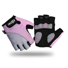 Ladies Cycling Gloves MTB Bike Half Finger Bicycle Palm Gel Silicone Fingerless
