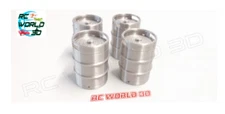 1:10 MINI SCALE BEER KEG FOR RC CRAWLER TRUCKS ACCESSORIES DIORAMA MODEL SILVER