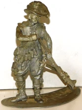 Men O' War 1980's Metal, French Musketeer Loading His Rifle, c.1650, Stadden