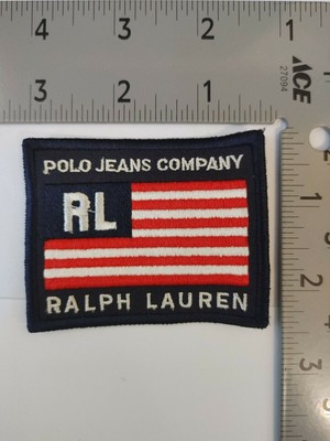 polo jeans with patches