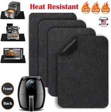 4× Heat Resistant Mat Anti-Slip Air Fryer Countertop Protector Heat Proof Mat US