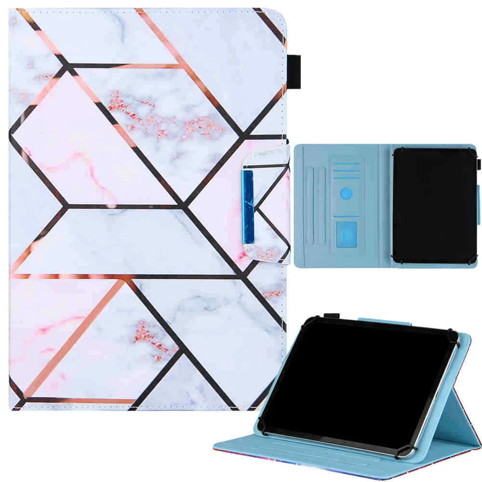 Universal 10.1" 8" 7 inch Android Tablet Case Kids Flip Stand Leather Case Cover - Image 3 of 4