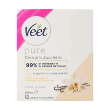 Veet Warm Depilation Wax Essential Oil Reusable Strips 250 g