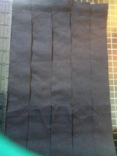 Rag Rug Pre-Cut Fabric Strips 1.5"Toothbrush/Crochet/Amish/Braided Rugs 125 Yds.