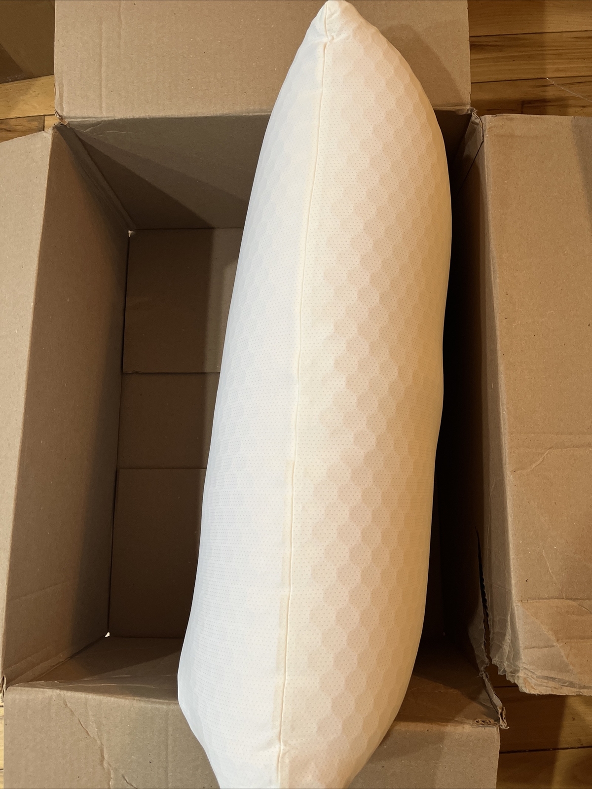 Purple Harmony Pillow Hex Grid No Pressure Support Stays Cool Standard