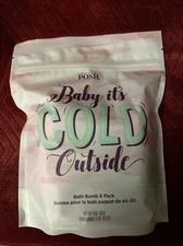 Perfectly Posh BABY IT'S COLD OUTSIDE Bath Bomb Fizi 6 Pack