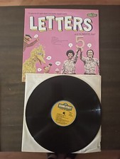 Vintage Sesame Street Letters Album Lp 33