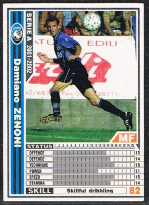 PANINI (JAPAN) ☆ SERIE A 2001-02 ☆ WCCF Football Cards