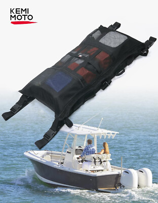 KEMIMOTO T-Top Storage Bag Marine Boat Life Jacket Bag Waterproof Boat Bag Black