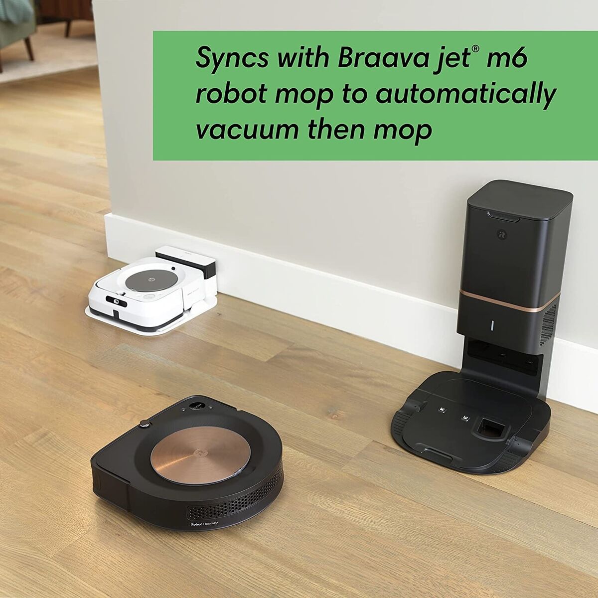 iRobot Roomba s9+ Self-Emptying Vacuum Cleaning Robot iRobot Roomba s9+ Self-Emptying Vacuum Cleaning Robot