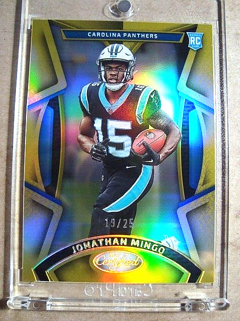 2023 Jonathan Mingo Panini Certified Rookie Mirror Gold RC /25 MINT 🔥🔥🔥