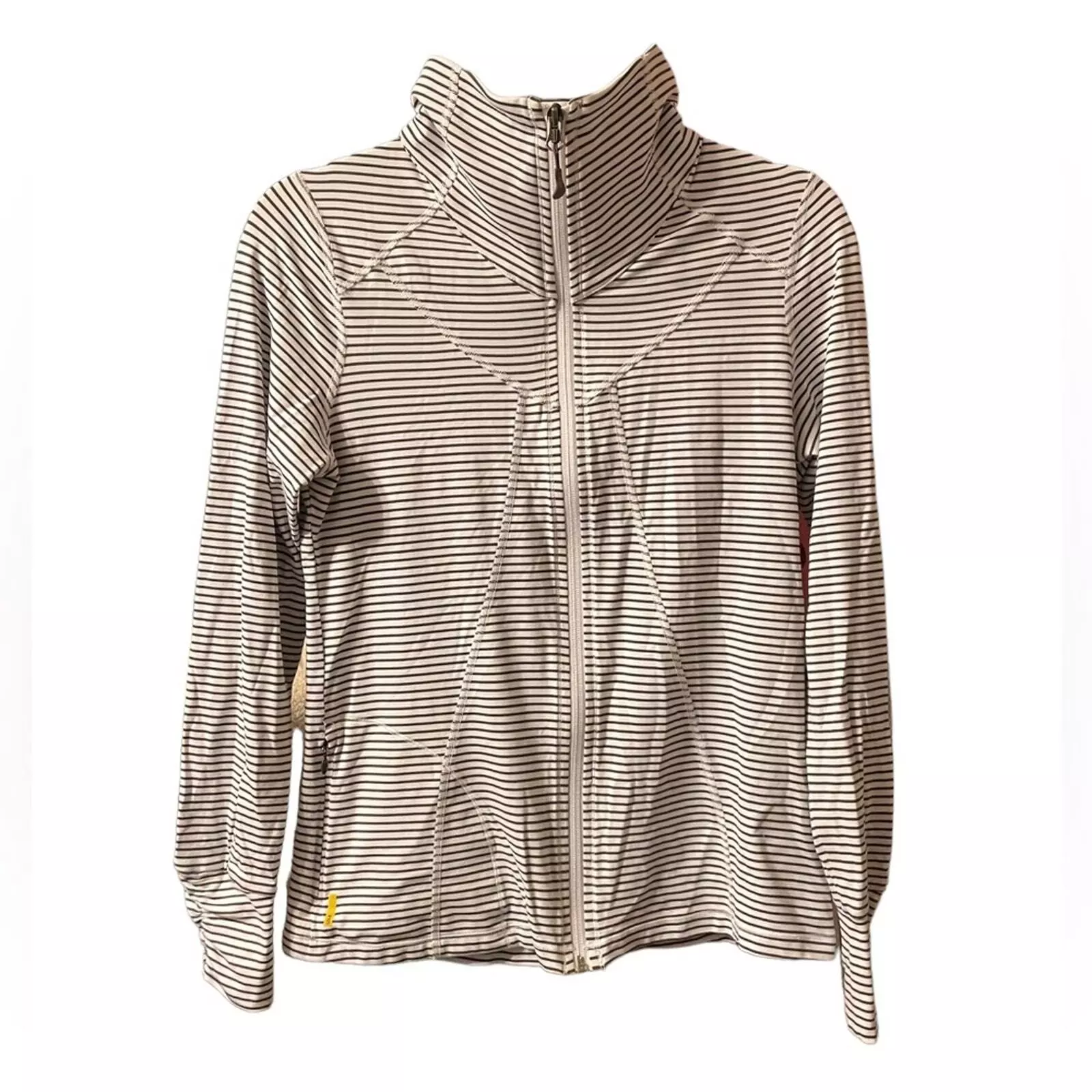 lole striped active jacket