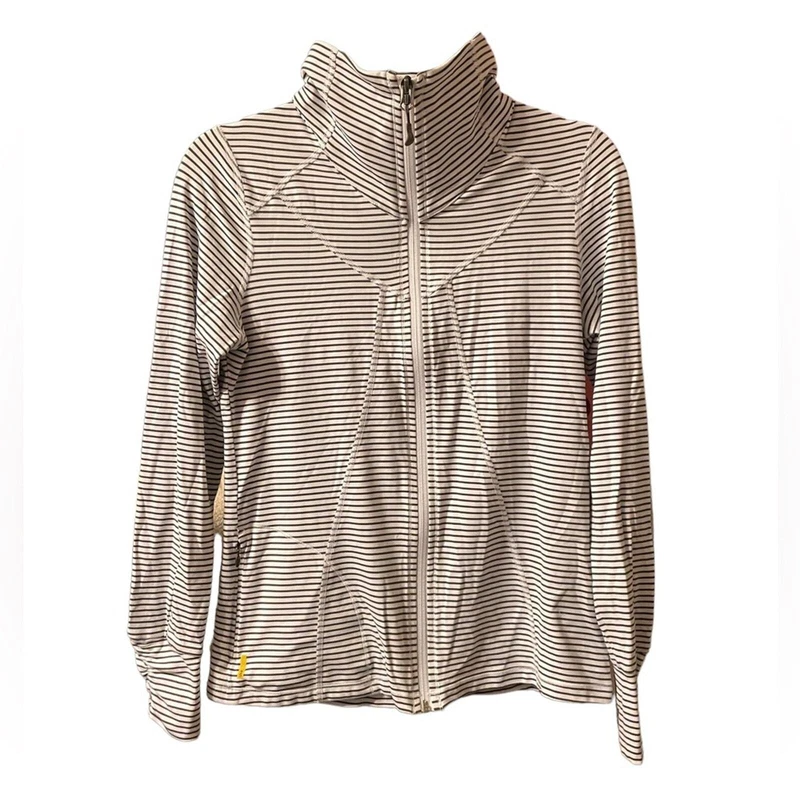 lole striped active jacket