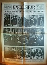 SIGNED PEACE TREATY WITH GERMANY -by EXCELSIOR 1919-REF.9606