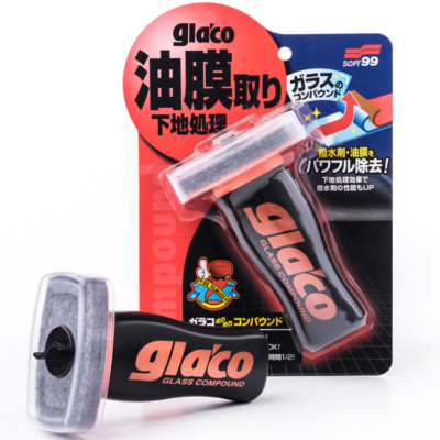 (184,80 /L) Soft99 Glaco Glass Compound Roll On Glasreiniger Glaspolitur 100ml