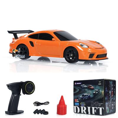 1:43 Remote Control Mini RC Drift Car Race Car Toy Traffic Safety Cone Motor ESC