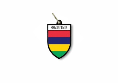 schlüsselanhänger schlüsselband flagge flaggen schild wappen stadt mauritius