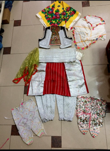 Captivate Vintage Old Albanian Women Traditional Folk Costume Gore Area Handmade 19 Rar Counter Display Specials Ateez Kqent Com