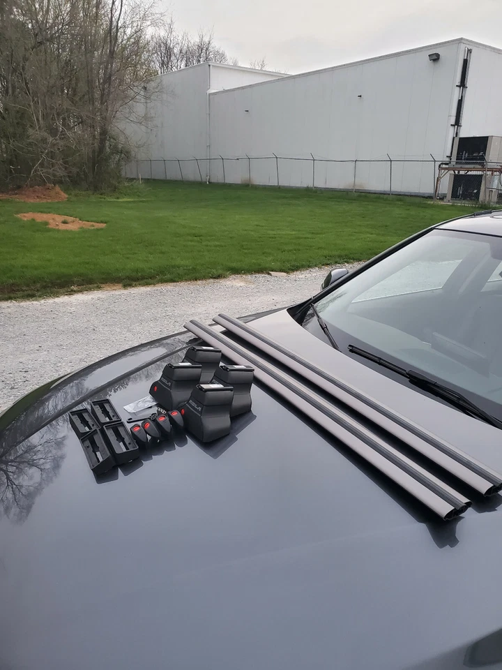 Rola 165 磅车顶架横杆 适用于 11-18 宝马 3 系列 F30/F31/F34/F35 铝 — 第 2/4 张图片