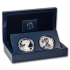 2012 American Eagle San Francisco 2 Coin Proof Silver Set w/ Display Box and COA