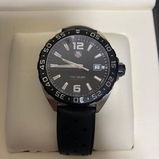 TAG HEUER Formula 1 Quartz Date WAZ1110 Men's Wristwatch Black with Box Papers 2