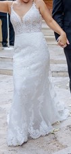 Mermaid Lace And Glitter Wedding Dress