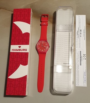 SWATCH limited edition  Moin Moin Hamburg  (SUOR705C) BRAND NEW