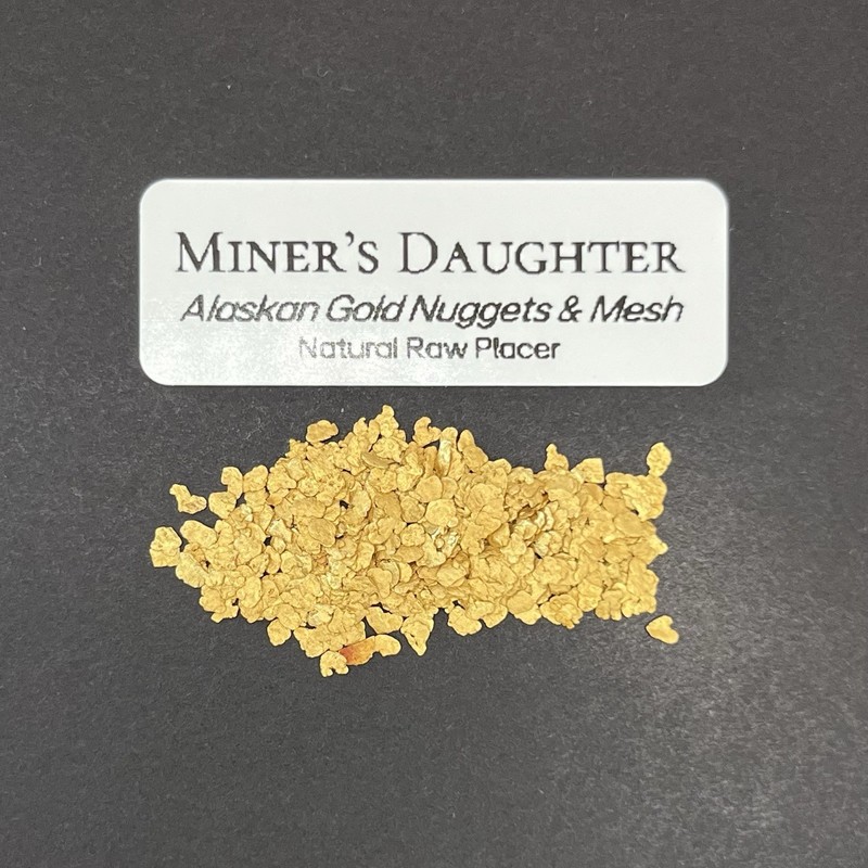 ALASKA GOLD NUGGETS - #14-16 Mesh - 2.0+ grams - Natural Placer Raw Hi Purity