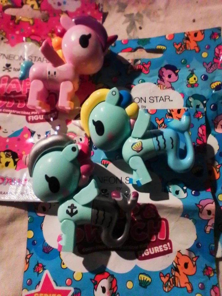 Tokidoki Snap N Switch Juguete Unicorno y Mermicorno Figuras Construible Bolsa Ciega Foto 3 de 4