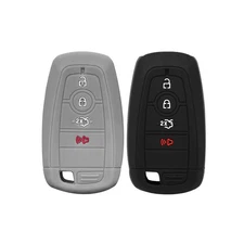 2 PCS Silicone Key Fob Cover, Smart 5 Buttons Key Fob, Automotive Remote Key ...
